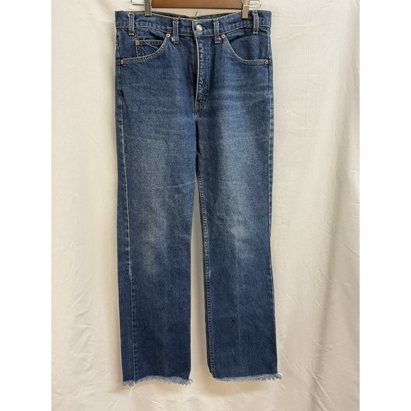VTG Levi’s 517 Orange TabDenim Jeans Boot Cut Men 32X31.5Woman’s